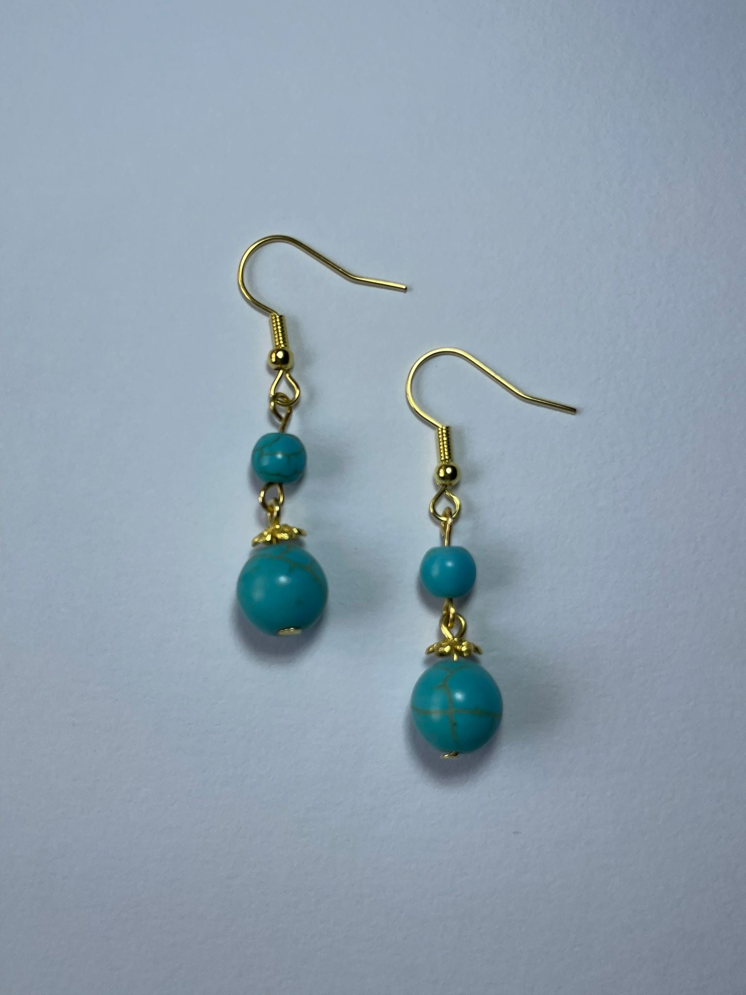 Elegant Natural Turquoise Earrings(All Blue)