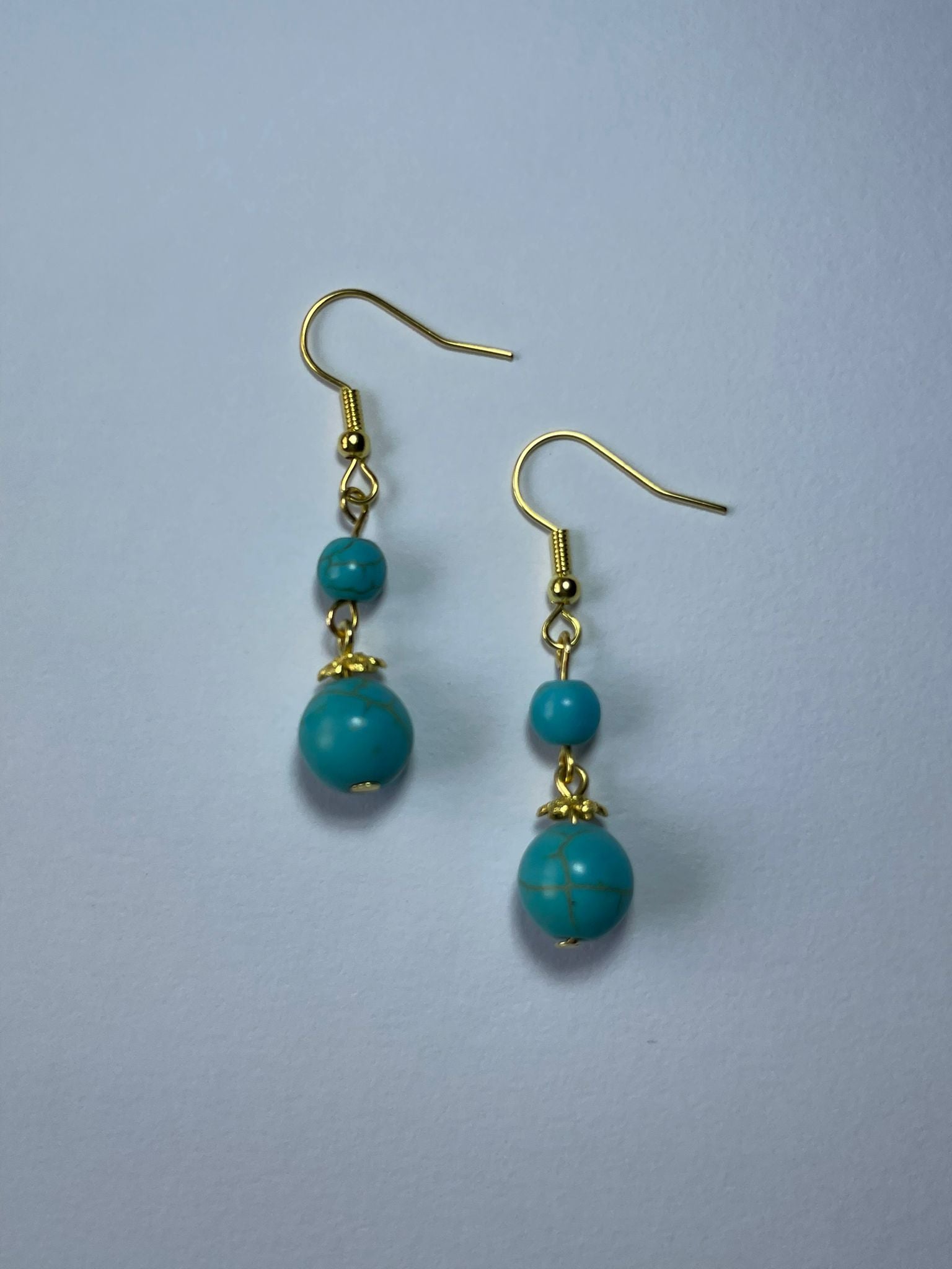 Elegant Natural Turquoise Earrings(All Blue)