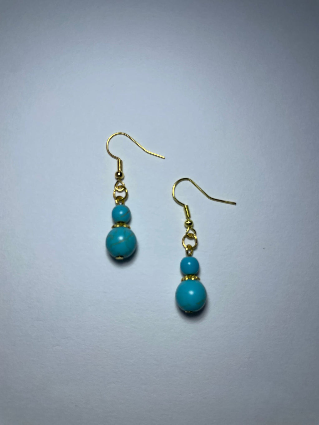 Elegant Natural Turquoise Drop Earrings(All Blue)